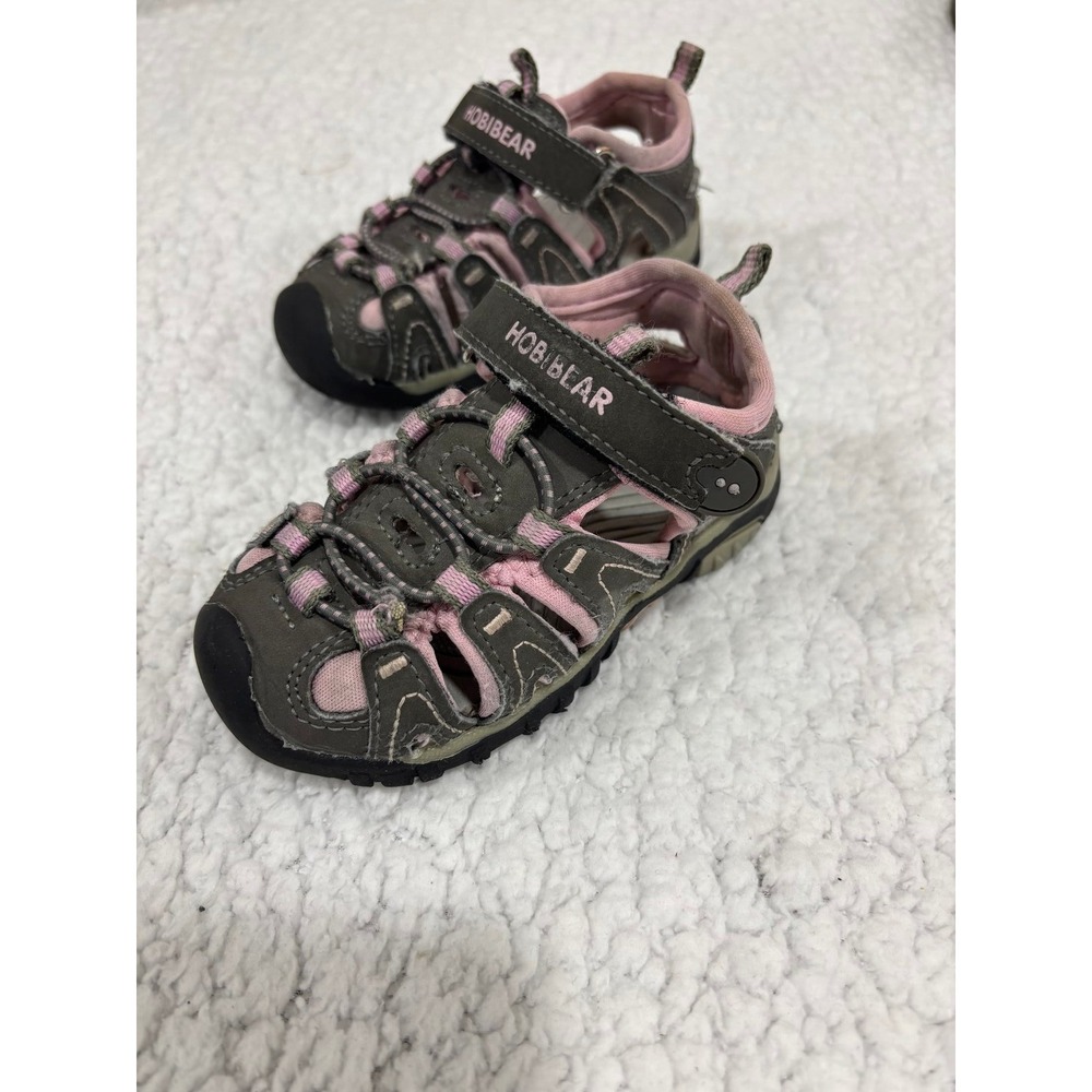 Hobibear 7 Toddler‎ Gray Pink Sport Sandals Girls Shoes Athleisure Casual Casual